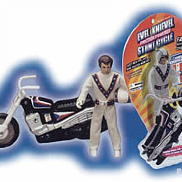 Evel Knievel Friction Powered Stunt Cycle